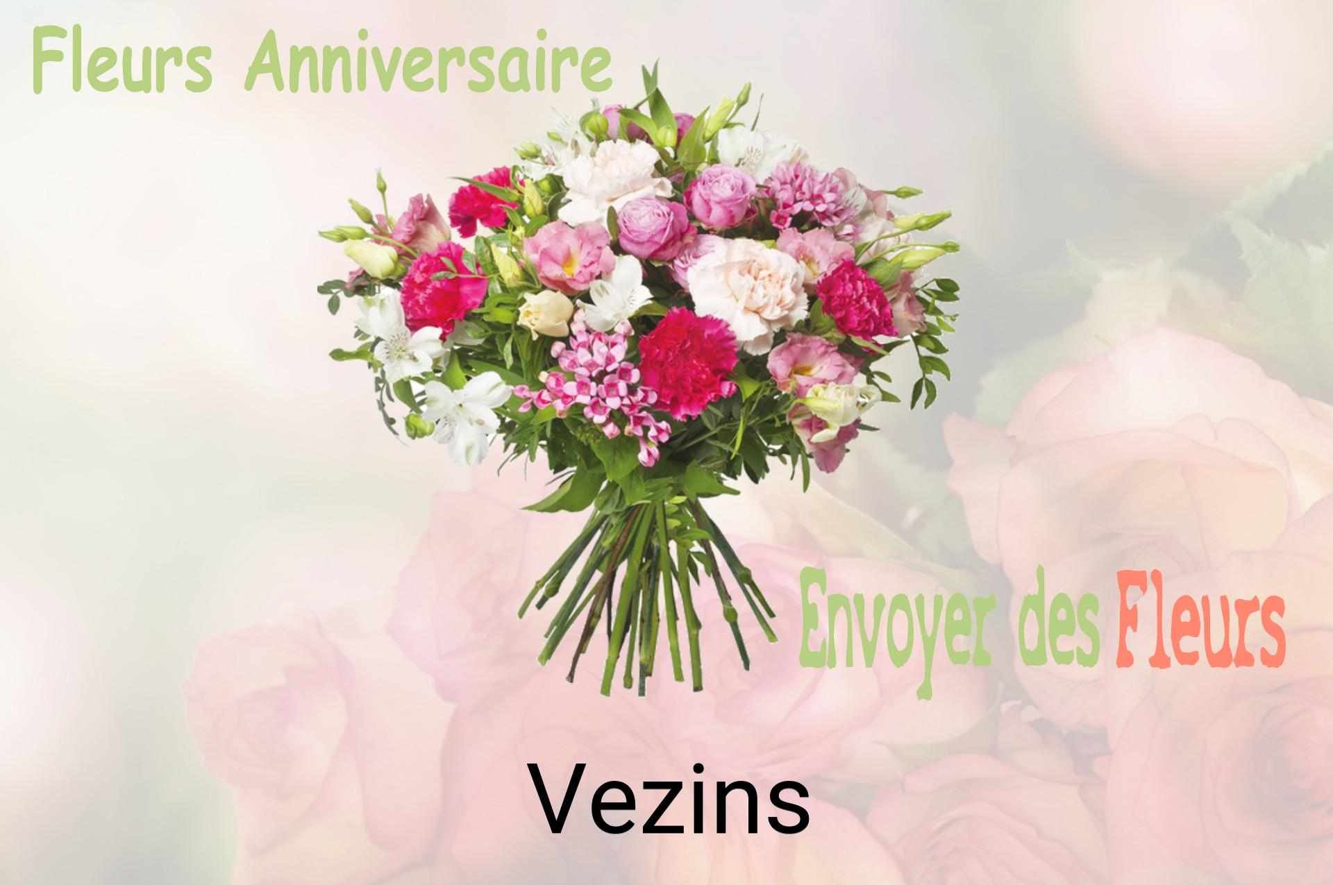 Bouquet de fleurs d’anniversaire livré à Vezins