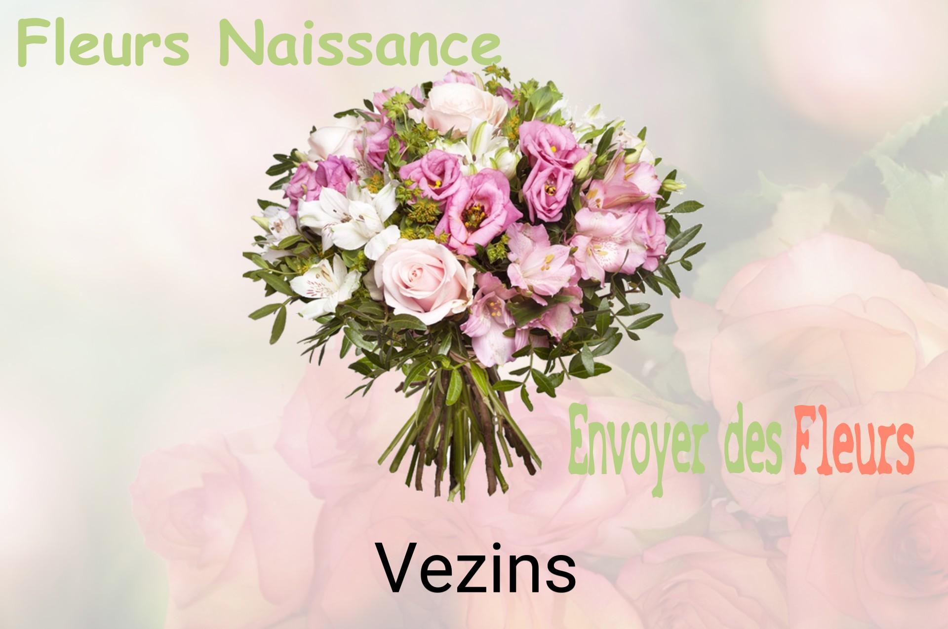 Bouquet de fleurs de naissance livré à Vezins