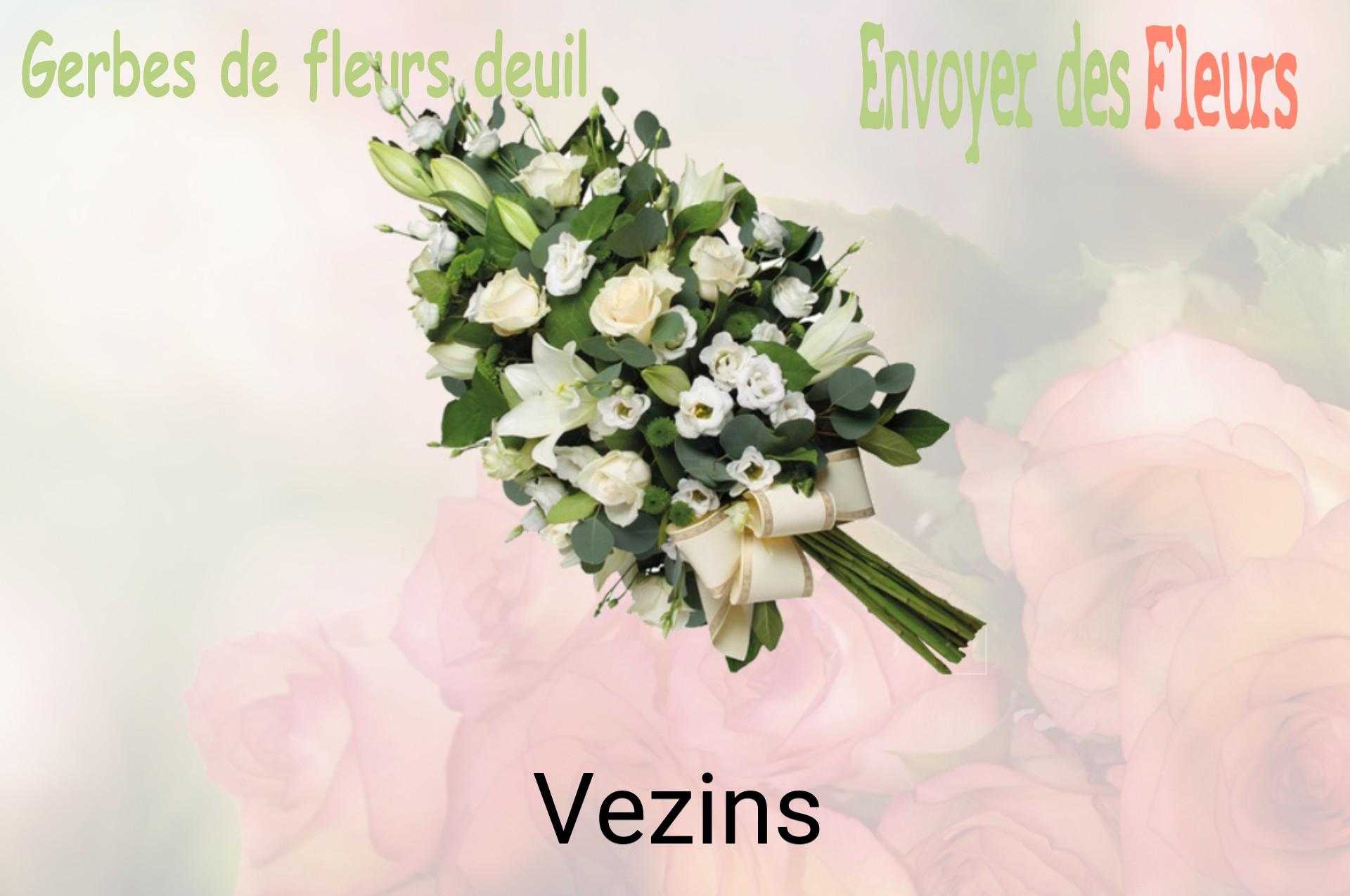 Gerbe de fleurs de deuil livrée à Vezins